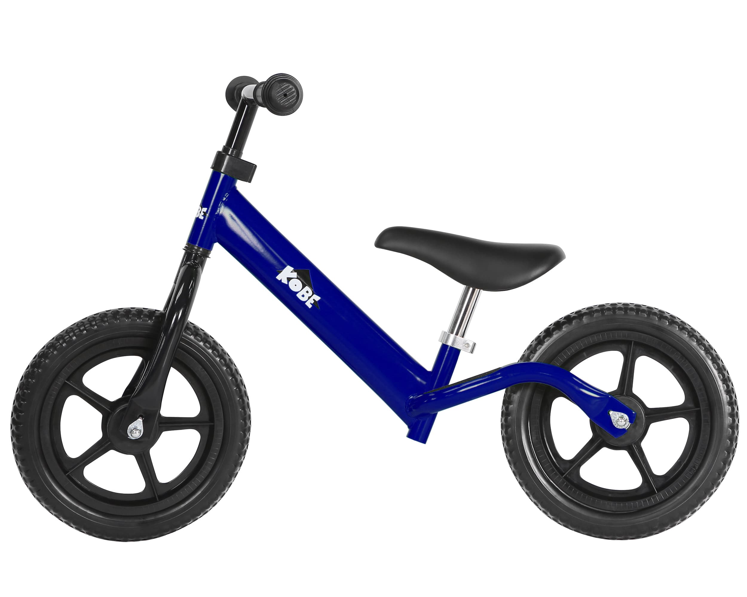 Kobe Aluminum Balance Bike in Sky Blue — Side profile