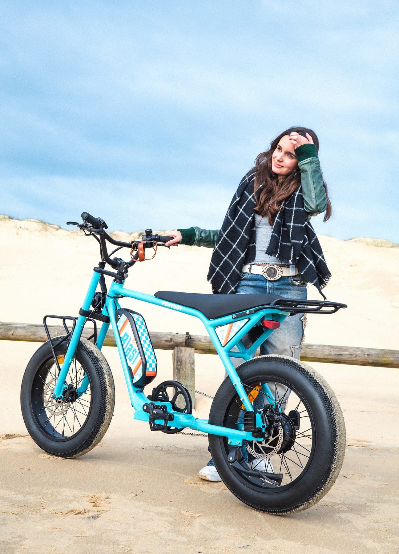 Rider with the Ponyboy at the dunes