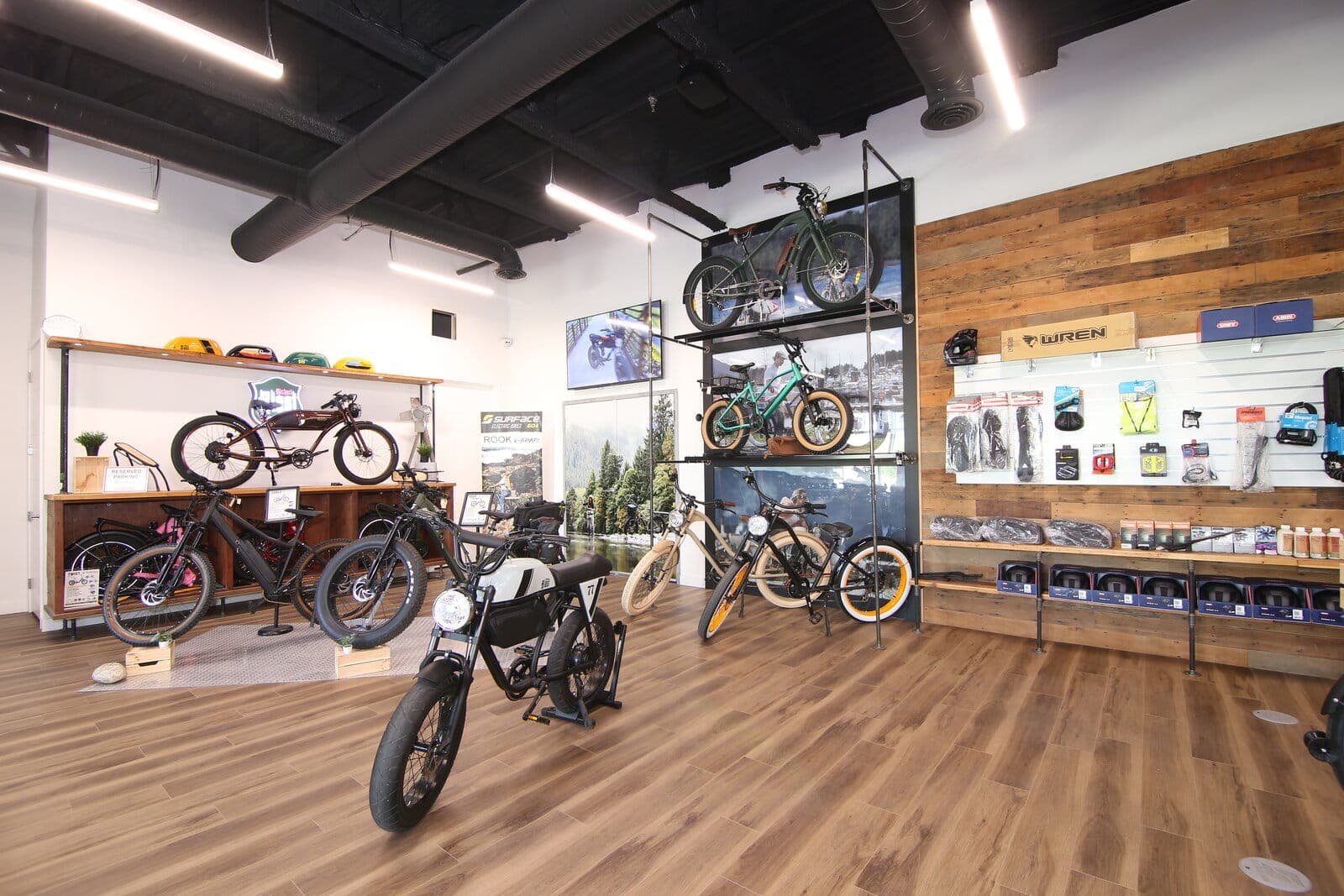 Trade-ins on the showroom floor