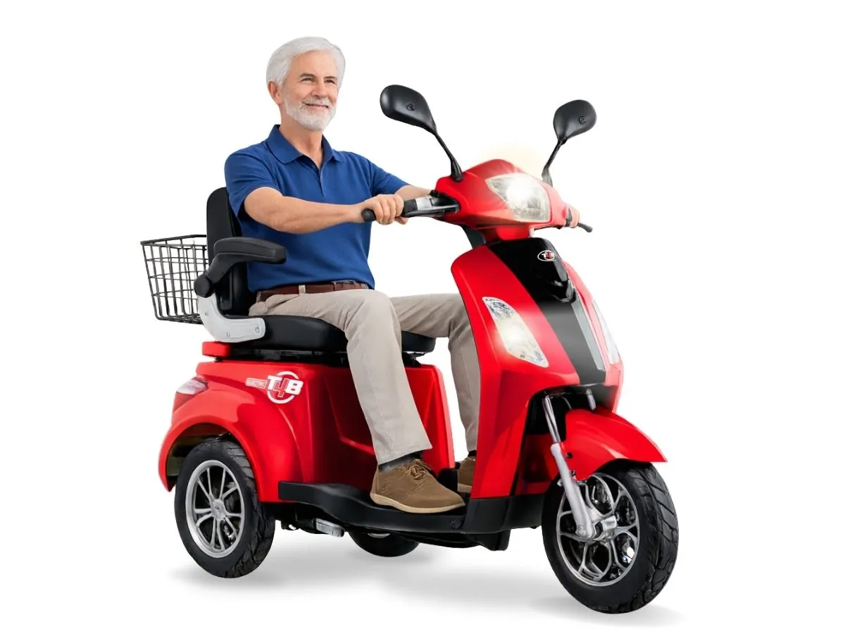 T4B Prime Red Electric Mobility Scooter