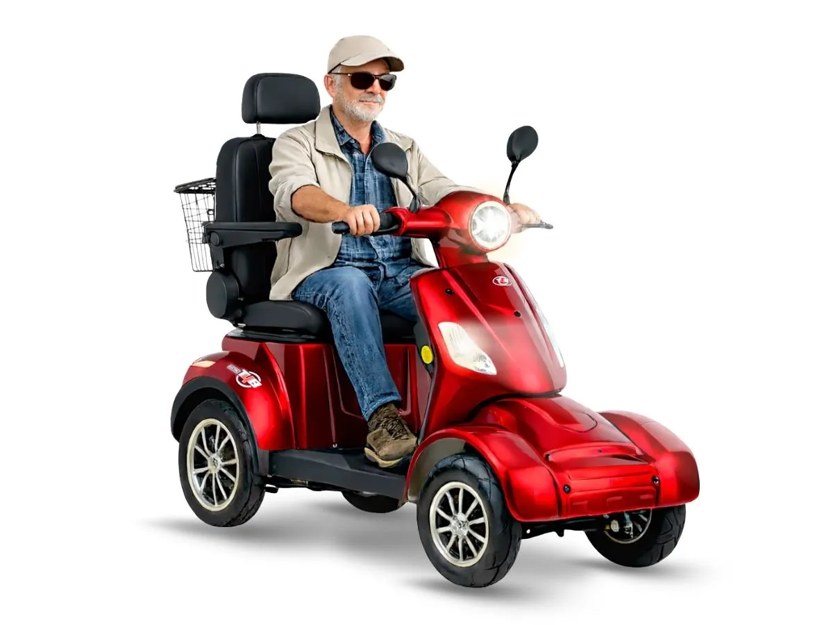 T4B Prime Rover Red Electric Mobility Scooter