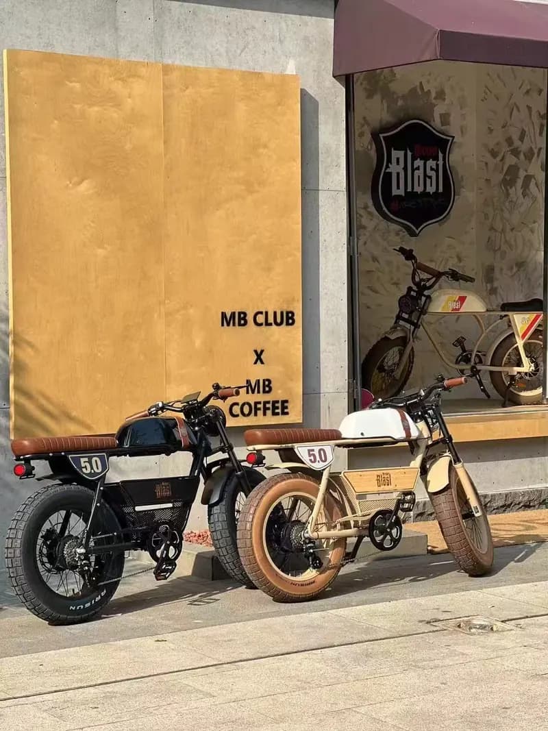 Michael Blast club riders with their Outsider 5.0s