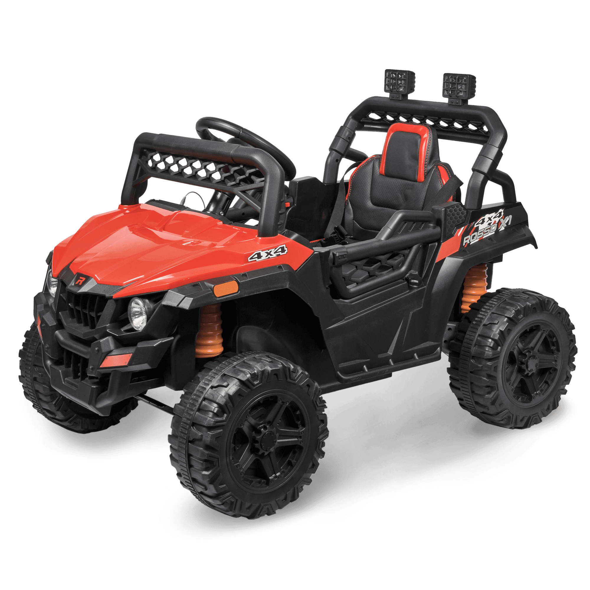 My First Rosso X1 Ride On 4 Wheeler For Kids With Remote Control Red Black