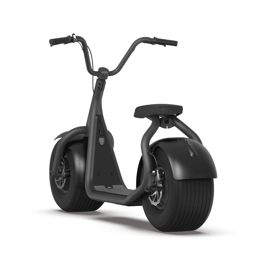 Kaaspeed K1S electric scooter in matte black, side profile