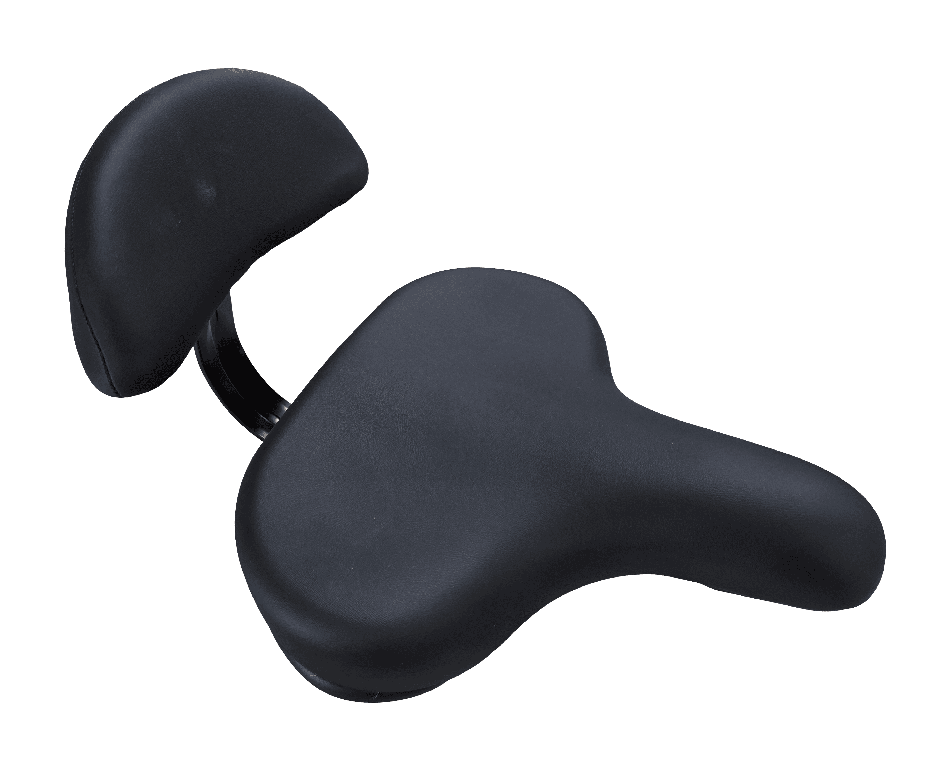 Surface 604 Backrest Comfort Saddle — Wide Cruiser Seat with Lumbar Support